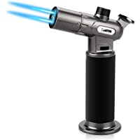 Los mejores  - Antorcha de Cocina- Cadrim Soplete Antorcha de Llama Ajustable- Antorcha de Llama Doble- Recargable Antorcha Gas de…